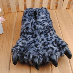 Warm Leopard Slippers