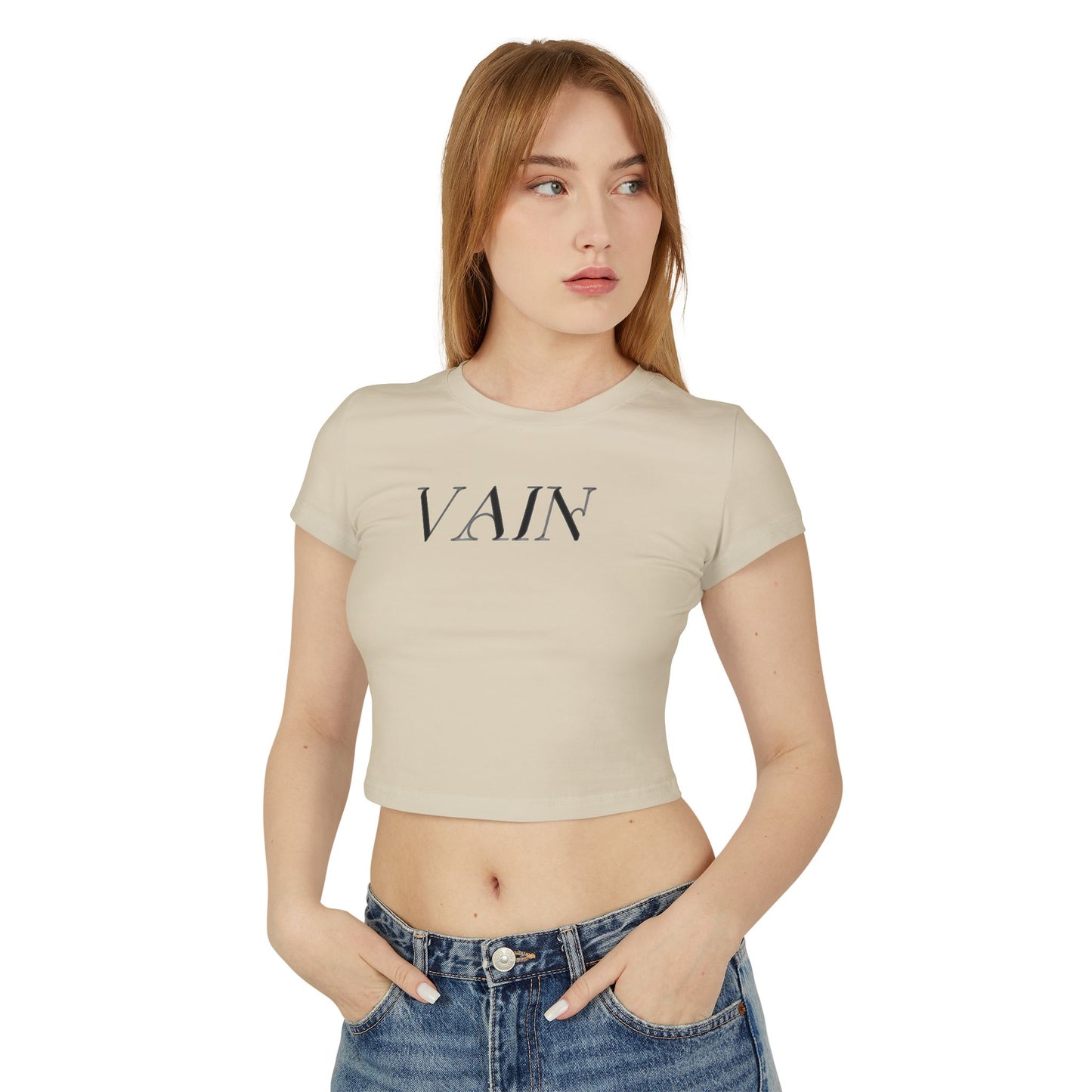 Vain Women's Trendy Crop Top, Stylish Fashion Top, Gift for Her, Summer Outfit, Casual Wear