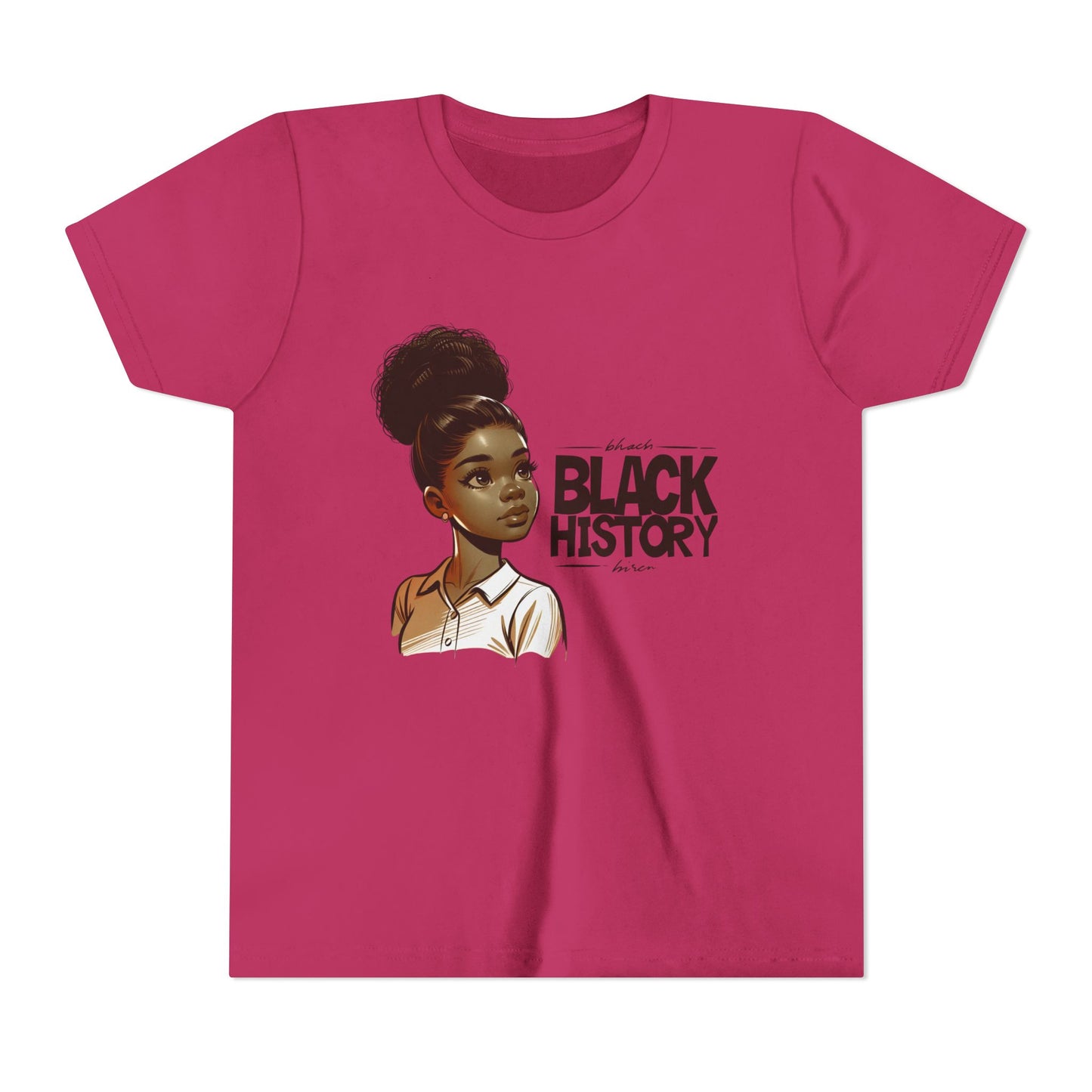 Youth Short Sleeve Tee for Black History Month, Celebrate Diversity, Kids' Education Shirt, Cultural Awareness Tee, Gift for Young Scholars