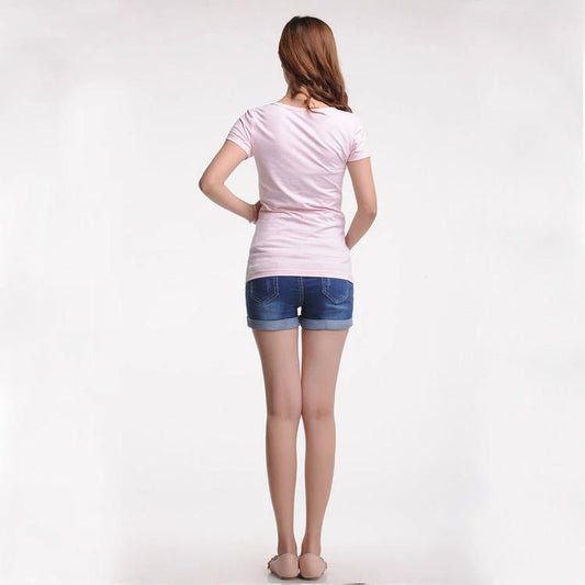 Maternity Denim Shorts by GJG Denim