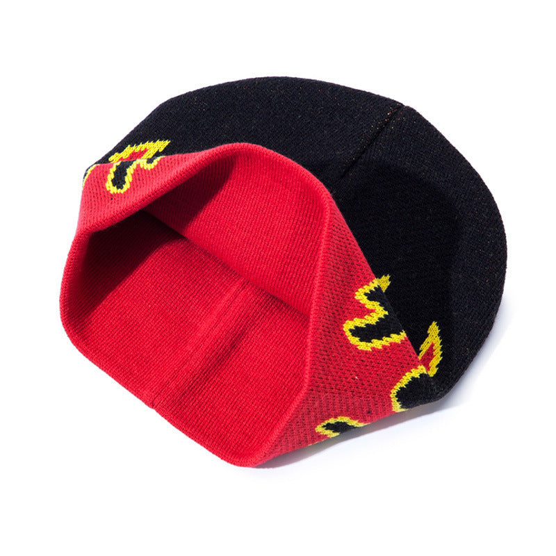 Men's Warm Flame Wool Beanie