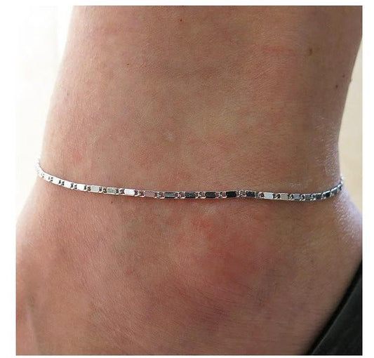 All-match Fresh And Popular Simple Beach Chain Anklet by GJG Denim