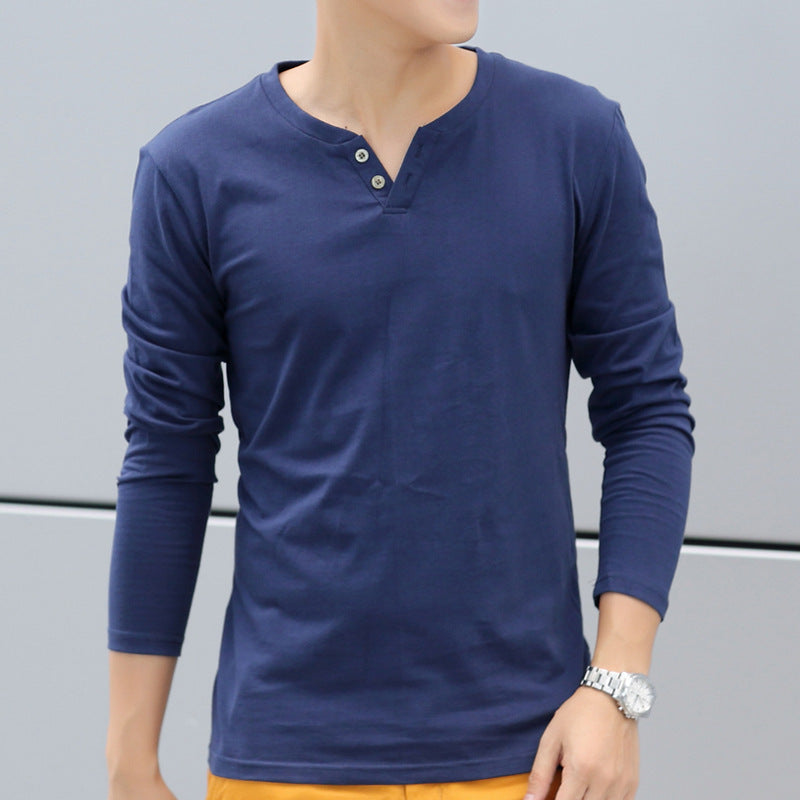 Men's Long Sleeve Linen T Shirts