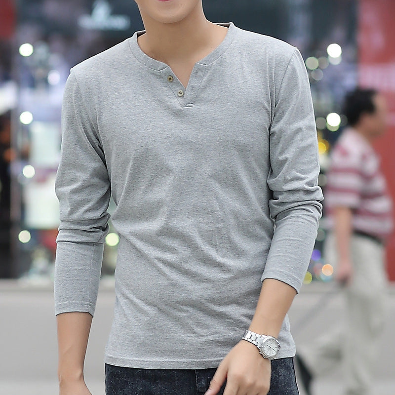 Men's Long Sleeve Linen T Shirts
