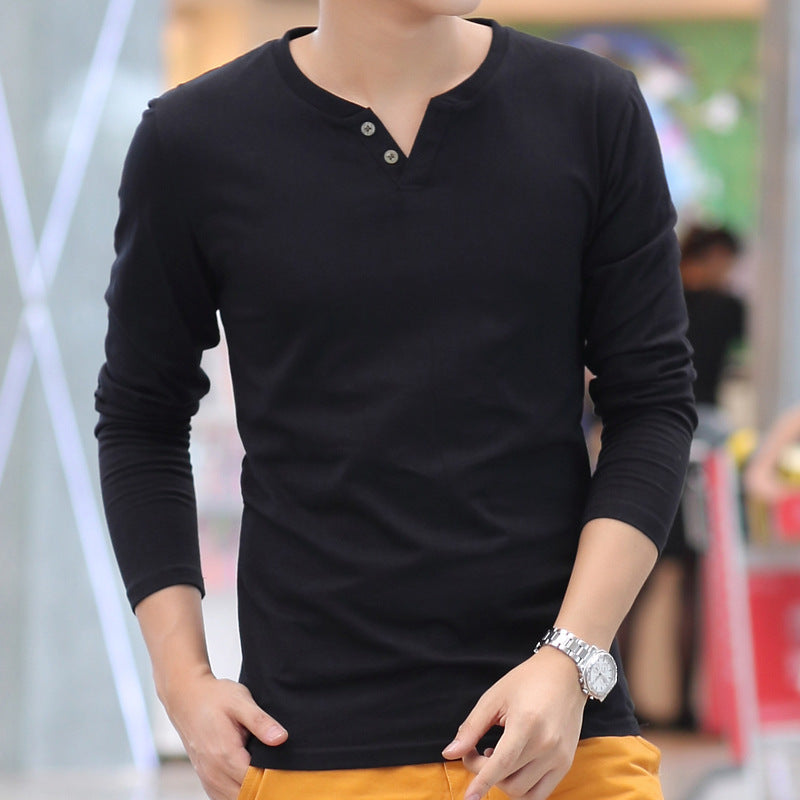 Men's Long Sleeve Linen T Shirts