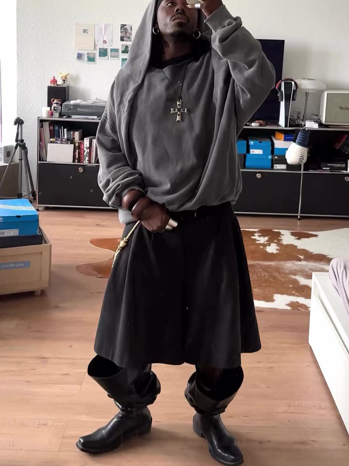 Men's Casual Loose Hood Hoodie