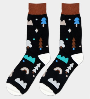 Men's Mid Tube Striped Socks