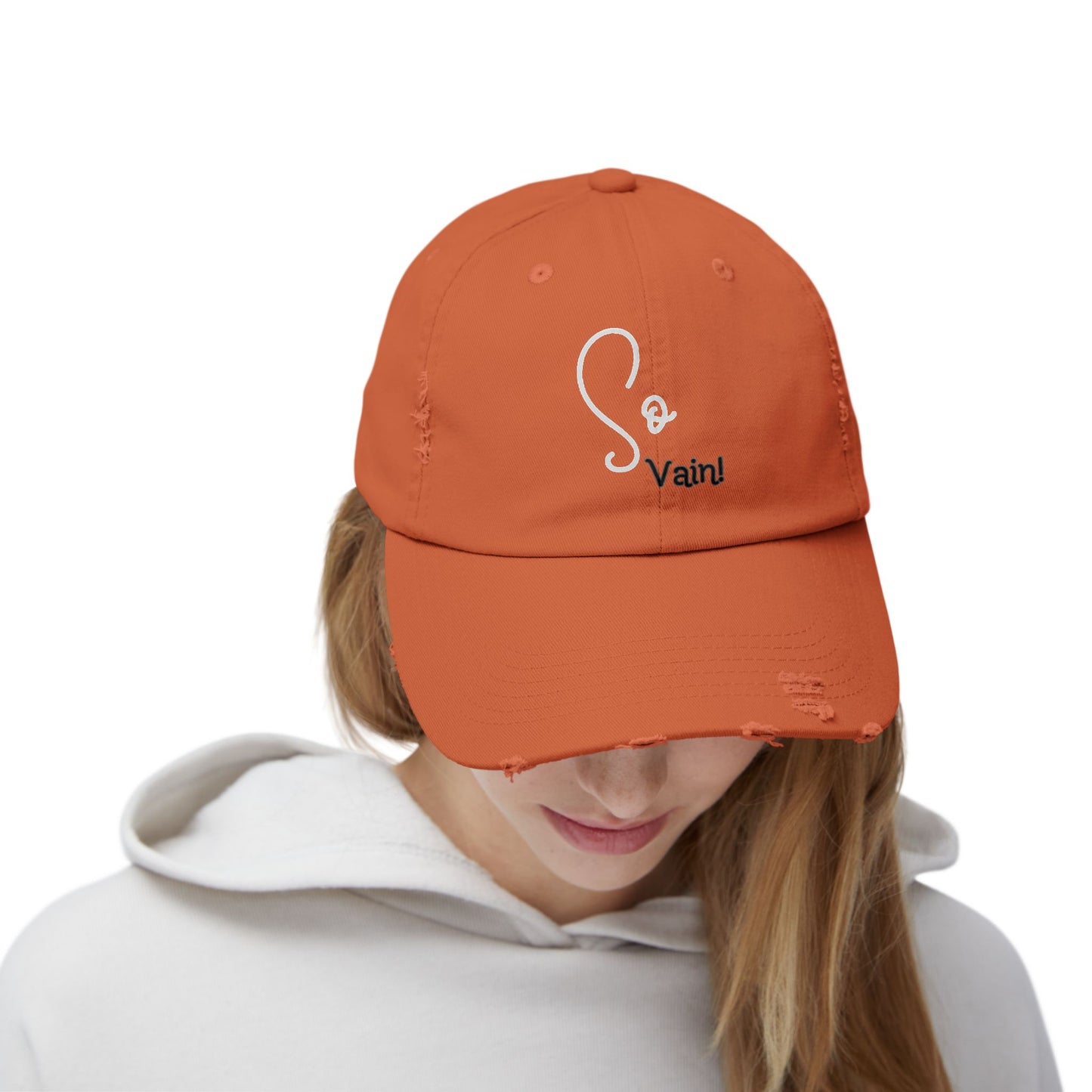 So vain Unisex Distressed Cap