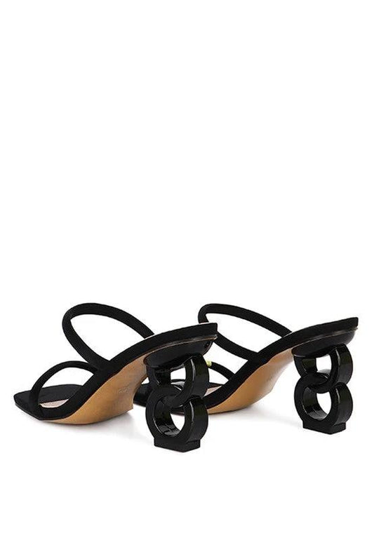 DOWNTOWN EXPERIMENT HEEL SLIDE SANDALS by Coco’s Tee Boutique