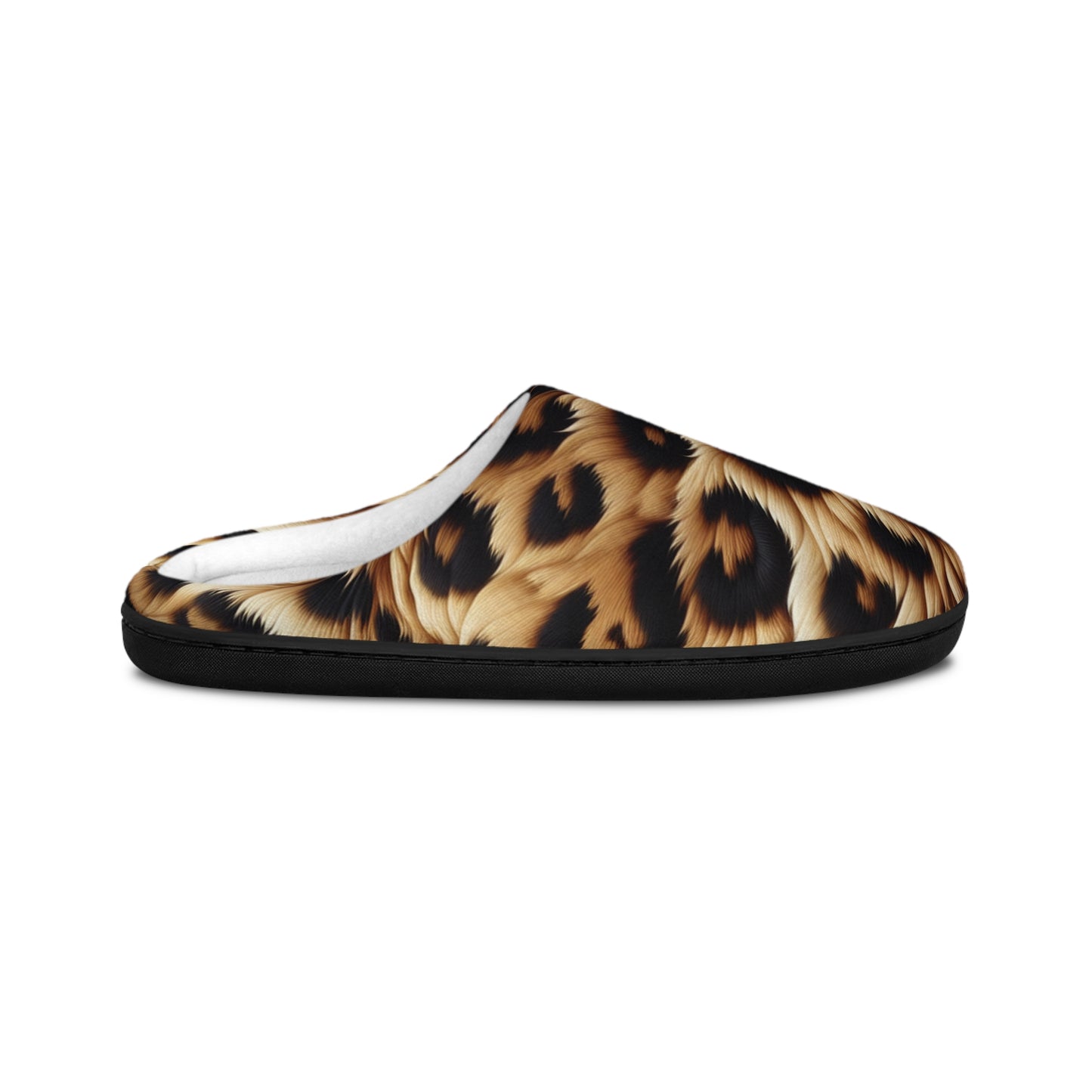Chic Leopard Print Women's Indoor Slippers | Cozy Footwear, Home Relaxation, Gift for Her, Trendy House Slippers, Animal Print Decor