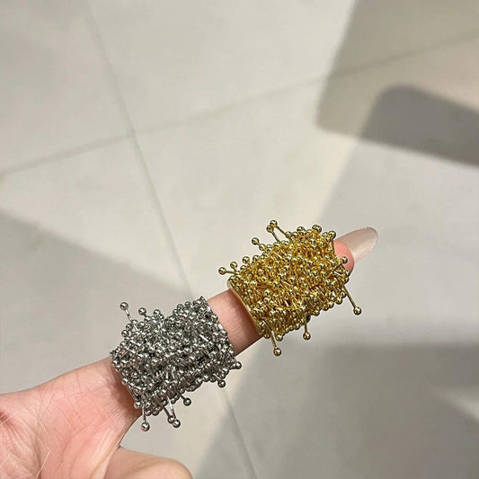 Heavy Industry Niche Design Firework Tassel Ring For Women, Light Luxury High-End Fashion Finger Ring, Personalized Index Finger Ring by GJG Denim