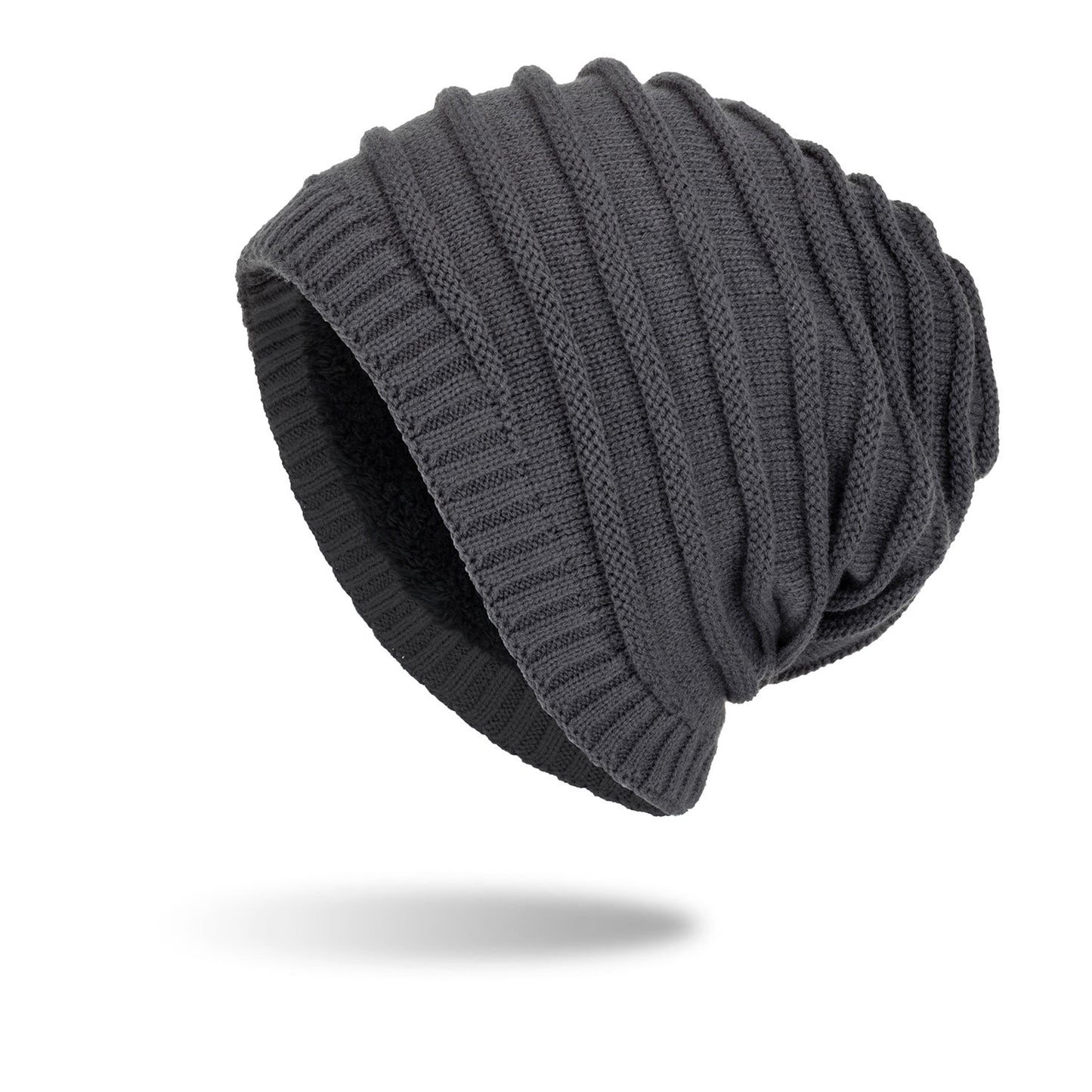Men's Plush Warm Knit Ear Guards Beanie