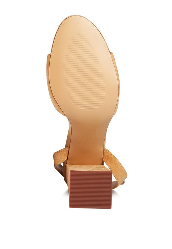Strut & Slay Block Heel Sandals