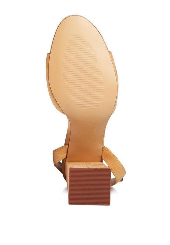 Strut & Slay Block Heel Sandals by Coco’s Tee Boutique