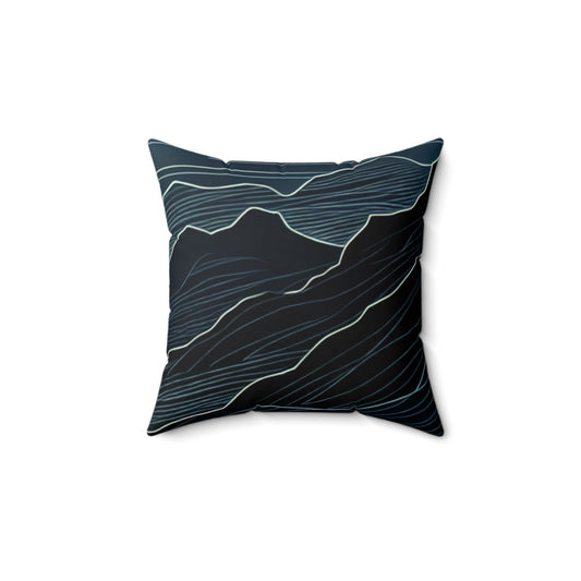 Modern Abstract Landscape Pillow - Cozy Home Decor