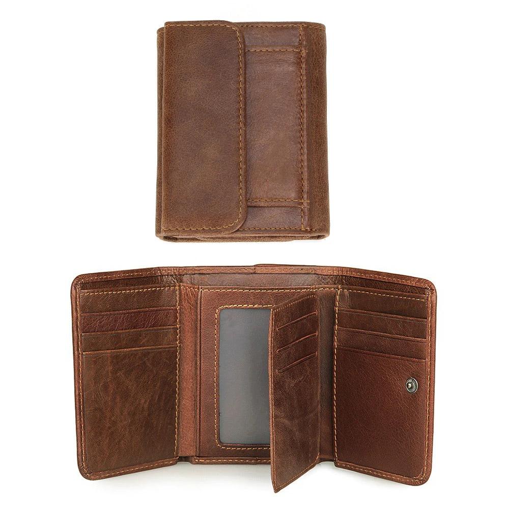 Men's Ultra-thin Leather Wallet by GJG Denim