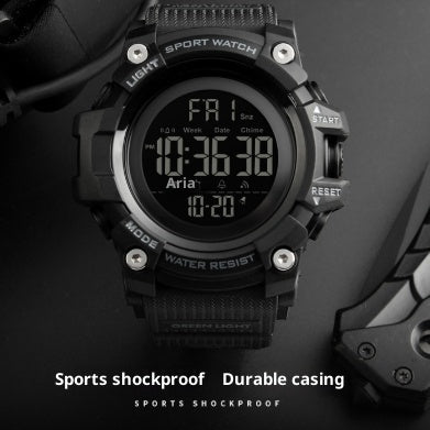 Outdoor Exercise Fashion Men's Electronic Watch by GJG Denim