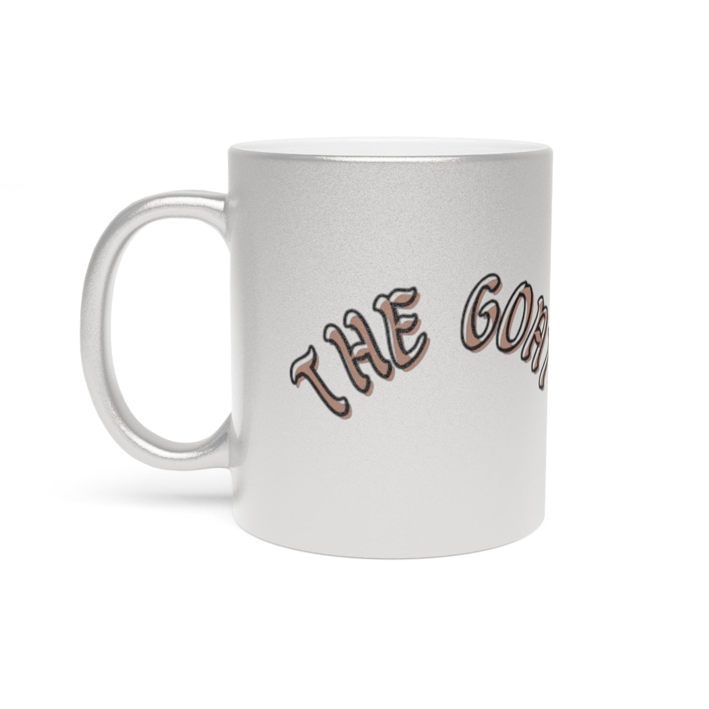 GOAT Metallic Mug - Stylish Silver/Gold Coffee Cup for Trendsetters