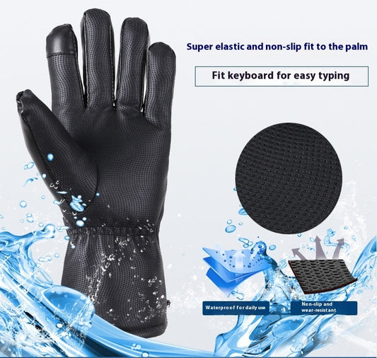 Men's Warm Waterproof Heating Gloves