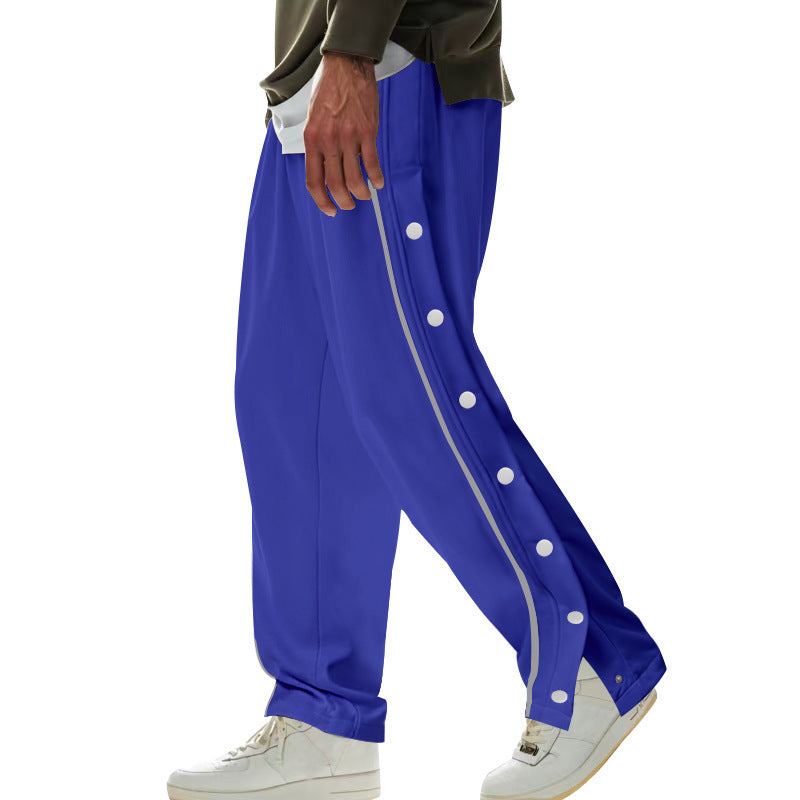 Men's Basketball Tear And Pull Sports Casual Sweatpants