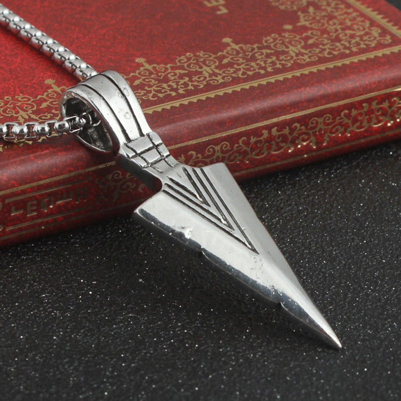 Triangle Arrow Retro Necklace For Men