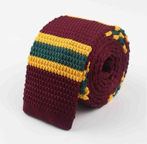 Men's Knitted Leisure Striped Ties