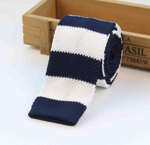 Men's Knitted Leisure Striped Ties