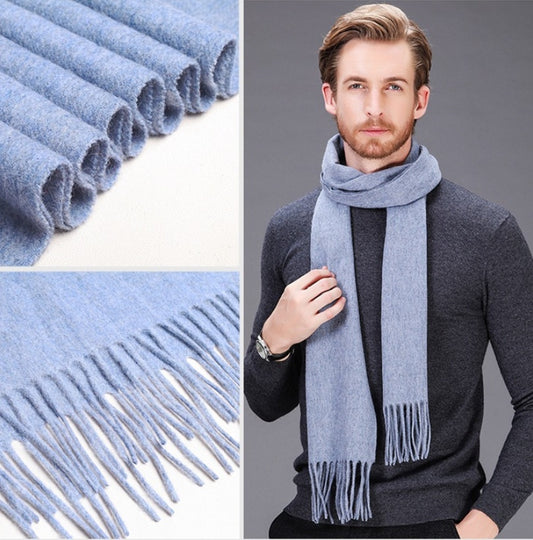 Men's Solid Color Scarf