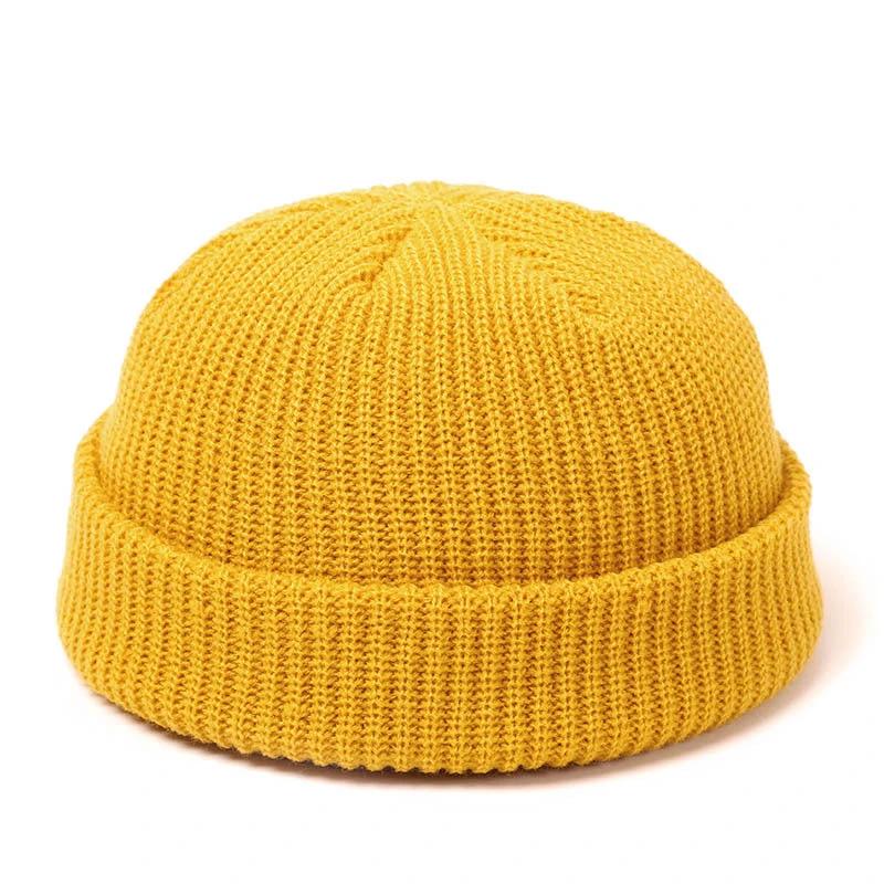 Men's Retro Knitted Beanie by GJG Denim
