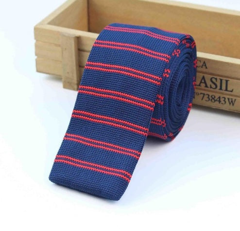 Men's Knitted Leisure Striped Ties