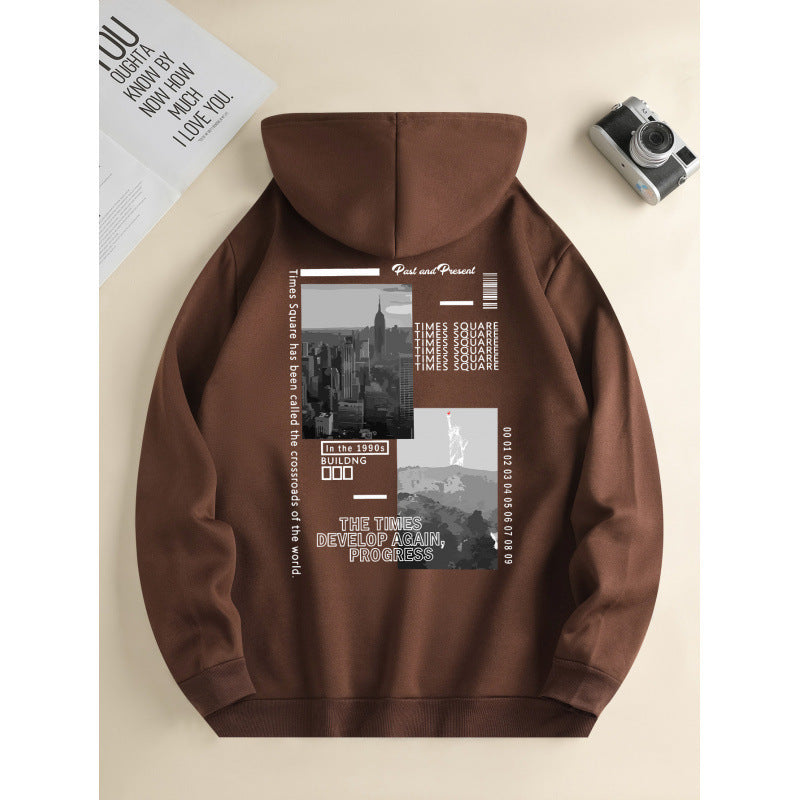 Men's Fashion Hooded Casual Daily Drawstring Sweater