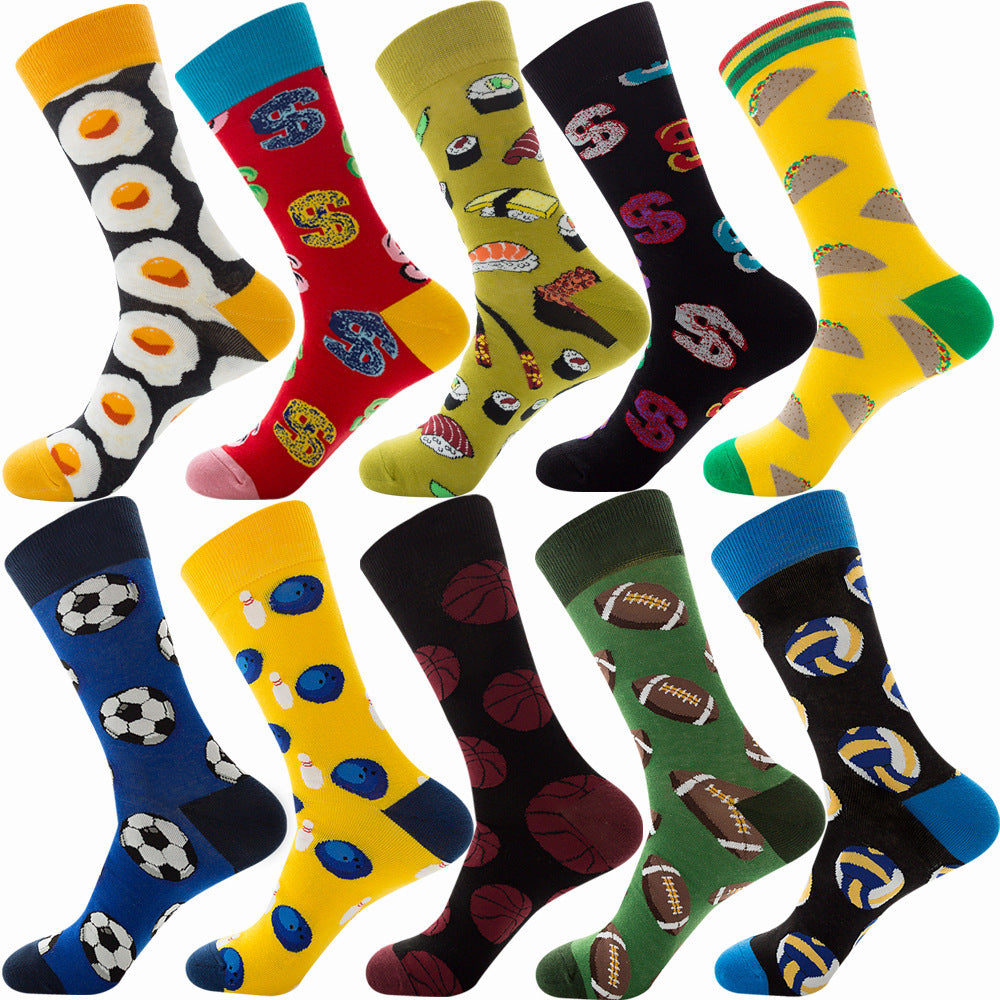 Men's Fun Cotton Socks