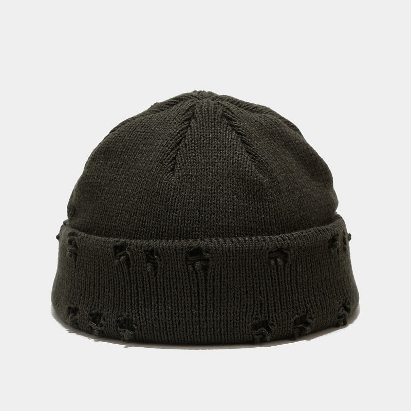 Men's Hole Knitted Beanie