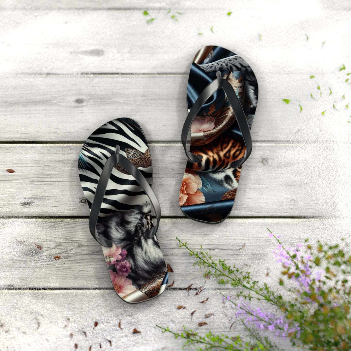 Boho Chic Flip Flops - Trendy Summer Footwear for Beach Days, Pool Parties, Casual Outings, Vacation Essentials, Gift for Her