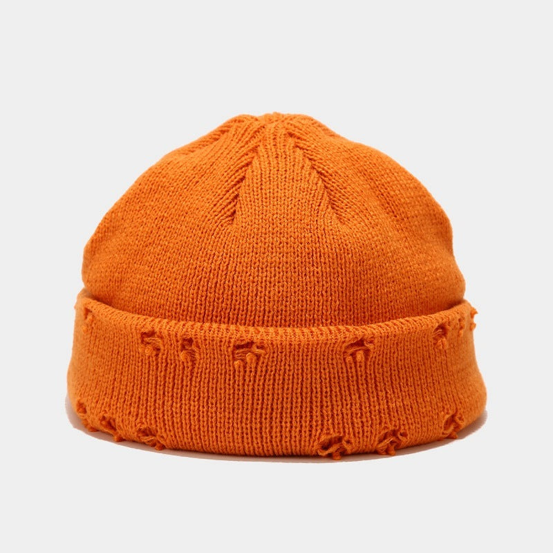 Men's Hole Knitted Beanie