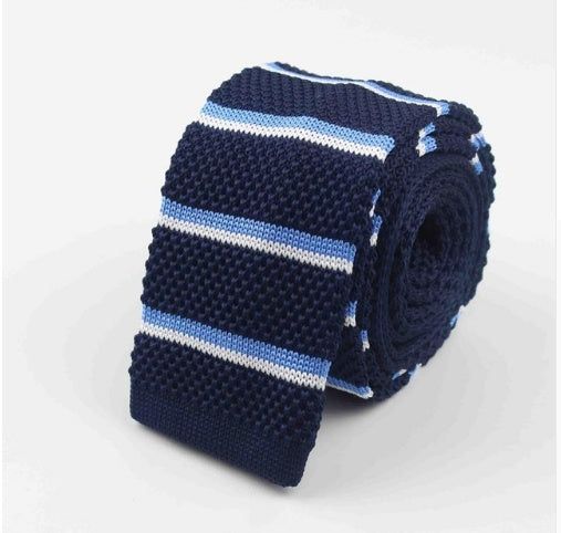 Men's Knitted Leisure Striped Ties