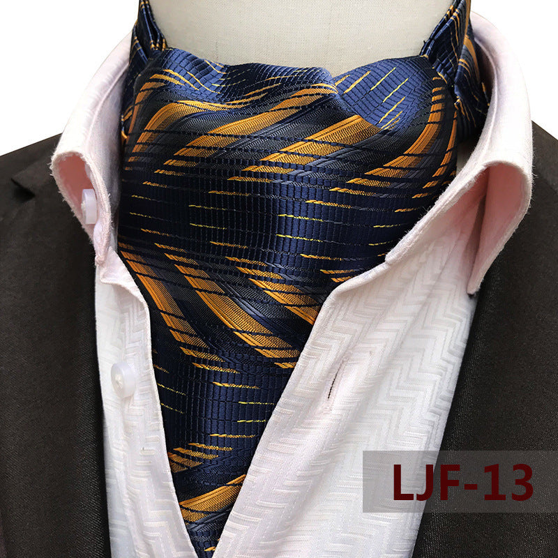 Men's Jacquard Polyester Scarf