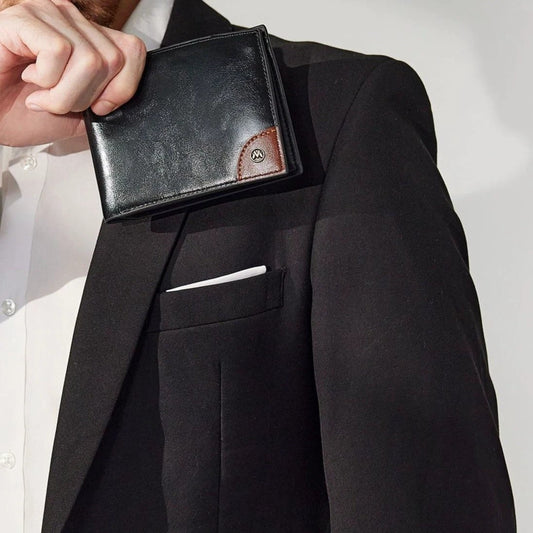 Multi-functional Rfid Anti-theft Swiping High Sense Men's Wallet by GJG Denim