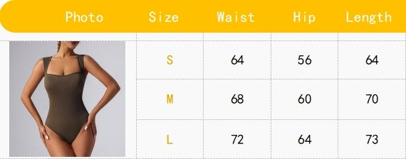 4 Pack Women body suit One Piece Bodycon Unitards Tummy Control Bodysuit Square neck