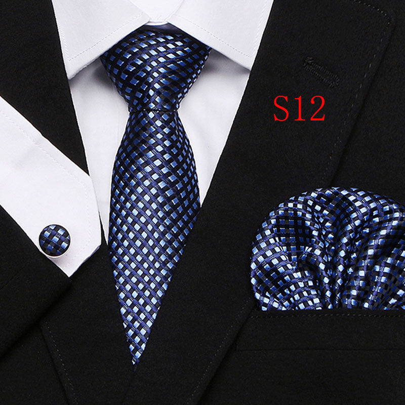 Men's Paisley Series Ties Three-piece Set