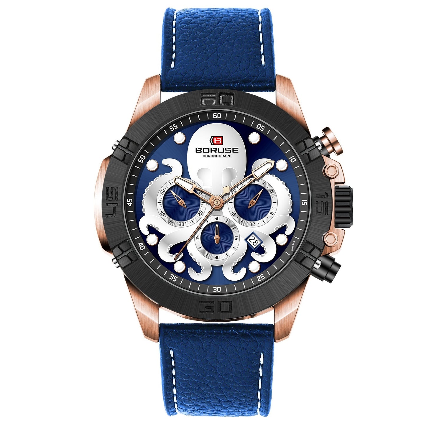 Men's Octopus Waterproof Luminous Quartz Watch