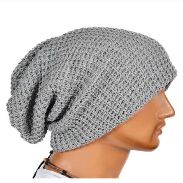 Men' s Knitted Loose Beanie