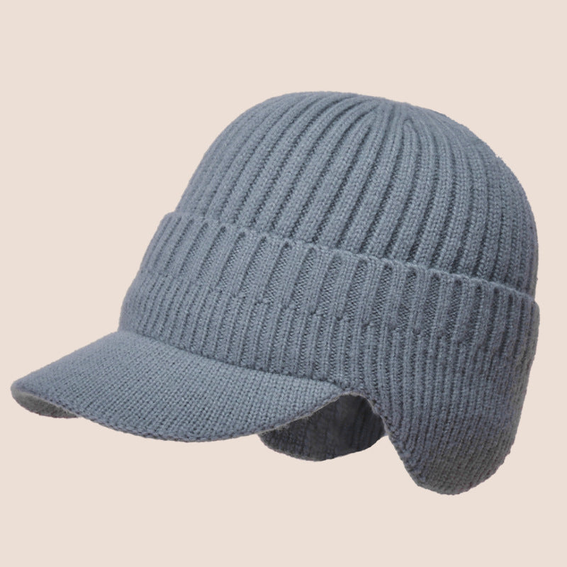 Men's Warm Ear Protection Knitted Beanie Hat