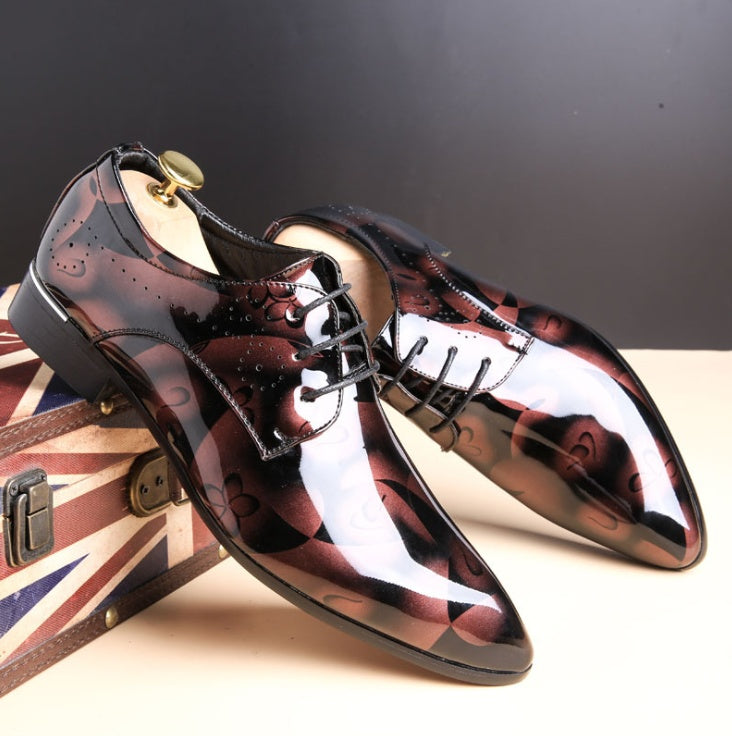 Men's Business Casual Shoes (Bright Leather)