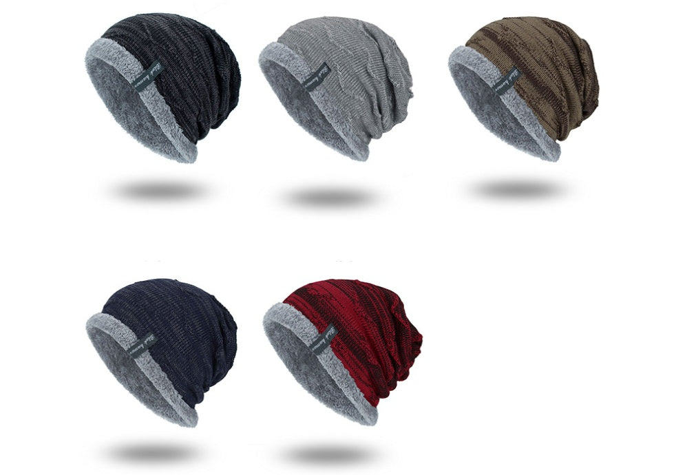 Men's Knitted Color Gradient Beanie