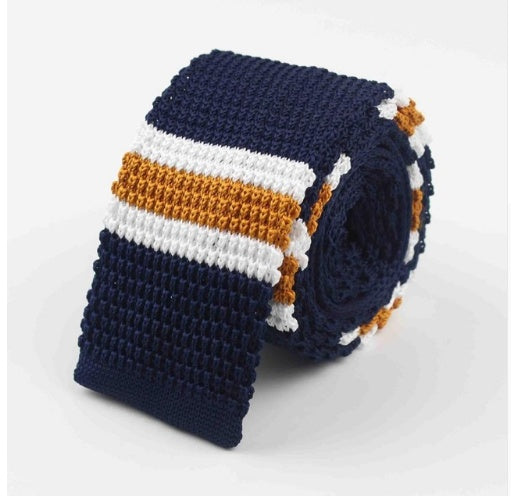 Men's Knitted Leisure Striped Ties