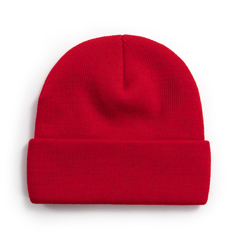 Men's Knitted Solid Color Beanie