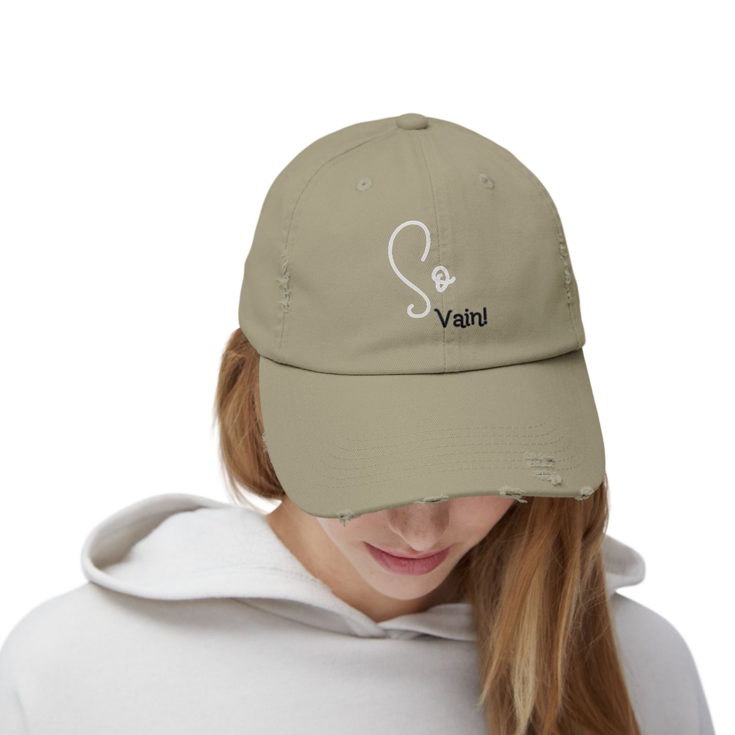 So vain Unisex Distressed Cap