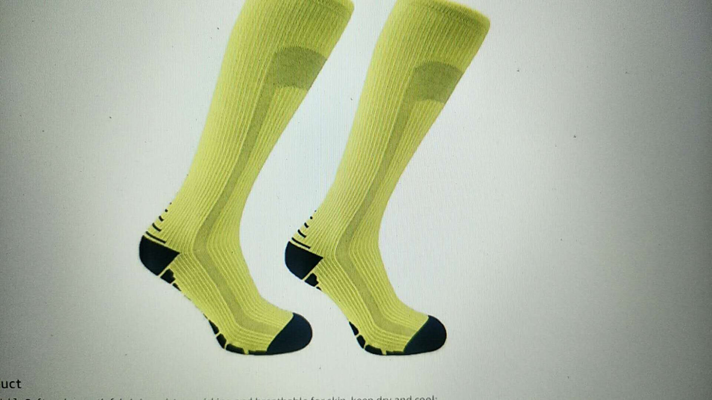 Men's Sports Multi-color Gradient Long Tube Compression Socks