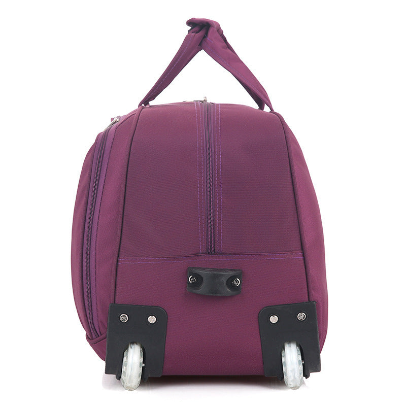 Men's Oxford Cloth Trolley Bag Leisure Travel Folding Luggage